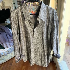 Patterned Dress Shirt